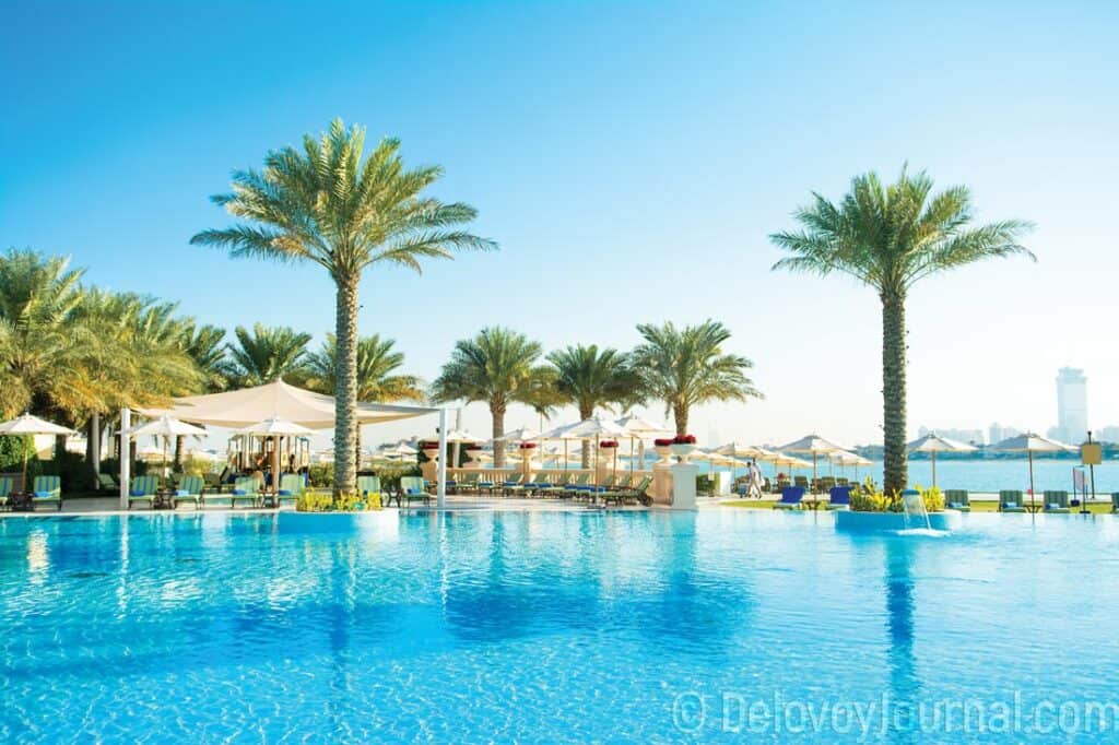 Luxury beach resort on Palm Jumeirah