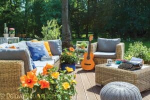 Backyard patio