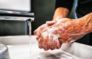 Washing Hands with Soap